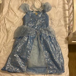 Disney Cinderella dress and tiara.